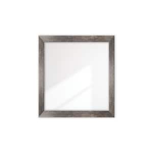 Rustic Brown Framed Wide Wall Mirror 37 in. W x 40 in. H