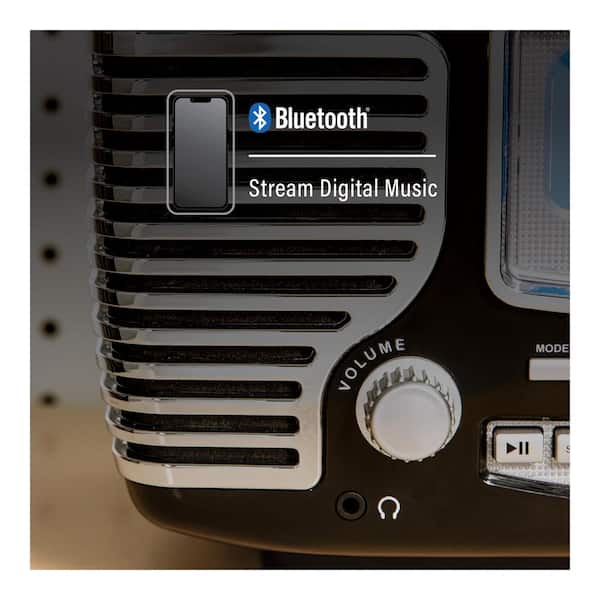 Corsair Clock Radio/CD Player with Bluetooth - Red