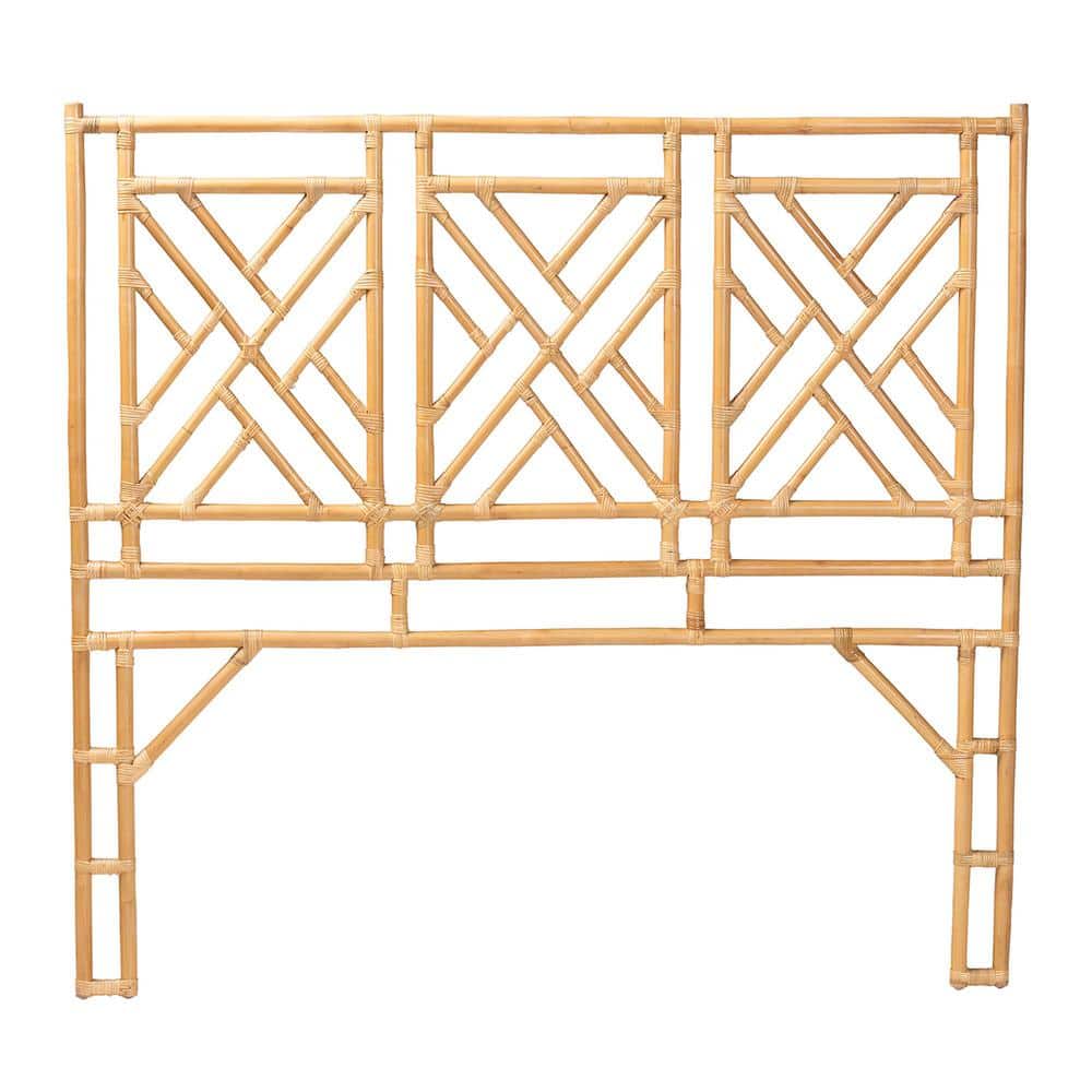 Karavo Natural Rattan King Size Open Frame Headboard