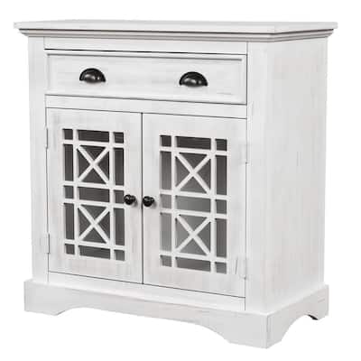 28 in. White Standard Rectangle Wood Console Table