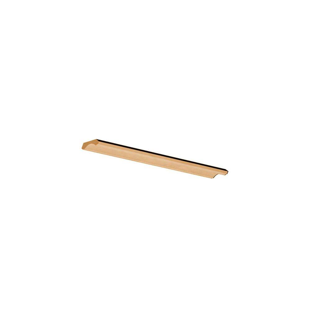 Aberdeen Recessed 96 in. W x 2.28 in. H x 3 in. D in Caramel Cove Crown Mol