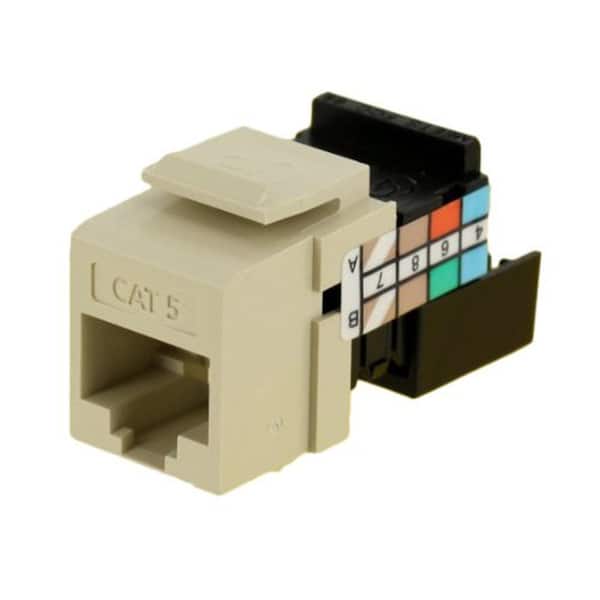 QuickPort CAT 5 Connector, Ivory 41108-RI5
