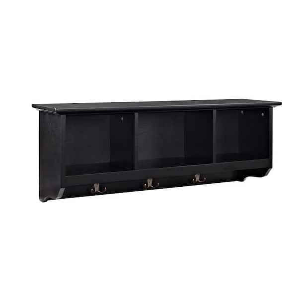 CROSLEY FURNITURE Brennan Entryway Storage Shelf in Black