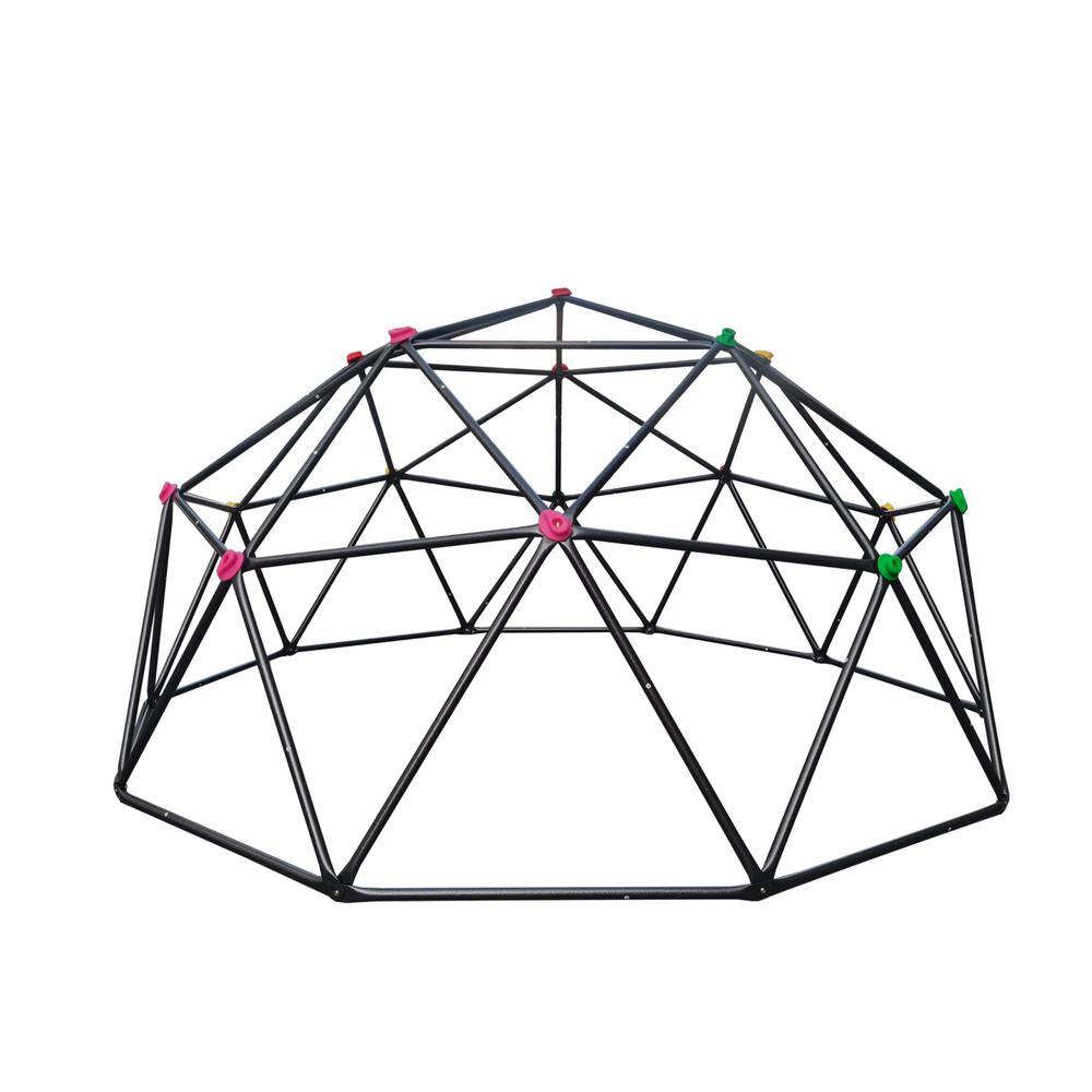 10 ft. Ten Sided Climbing Frame for Age 3 Plus Children Outdoor Playground 