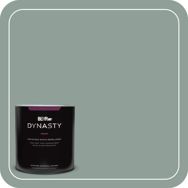 BEHR DYNASTY 1 qt. #QE-44 Eucalyptus Eggshell Enamel Interior Stain-Blocking Paint and Primer