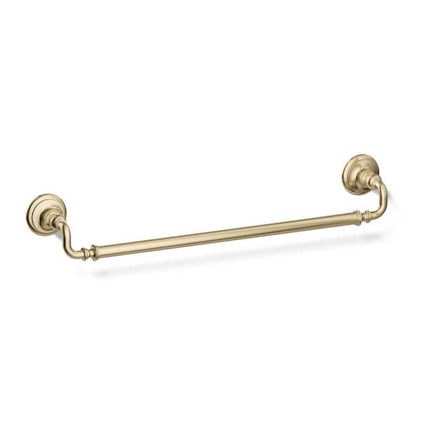 KOHLER Artifacts 24 in. Towel Bar in Vibrant French Gold