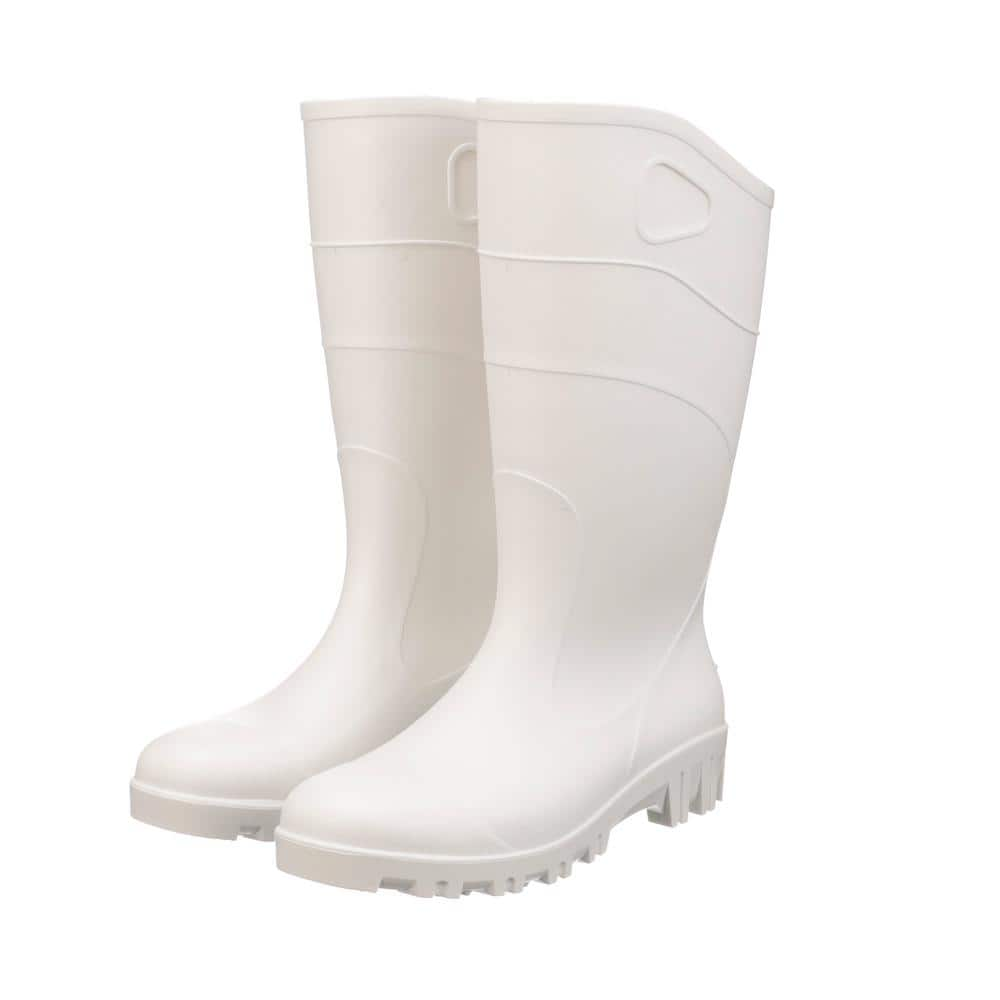 white galoshes