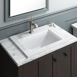 Margaux Single Hole Single Handle Low-Arc Bathroom Vessel Sink Faucet in Vibrant Brushed Nickel