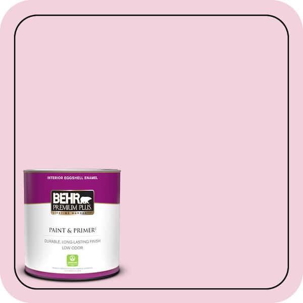 BEHR PREMIUM PLUS 1 qt. #100A-3 Scented Valentine Eggshell Enamel Low Odor Interior Paint & Primer