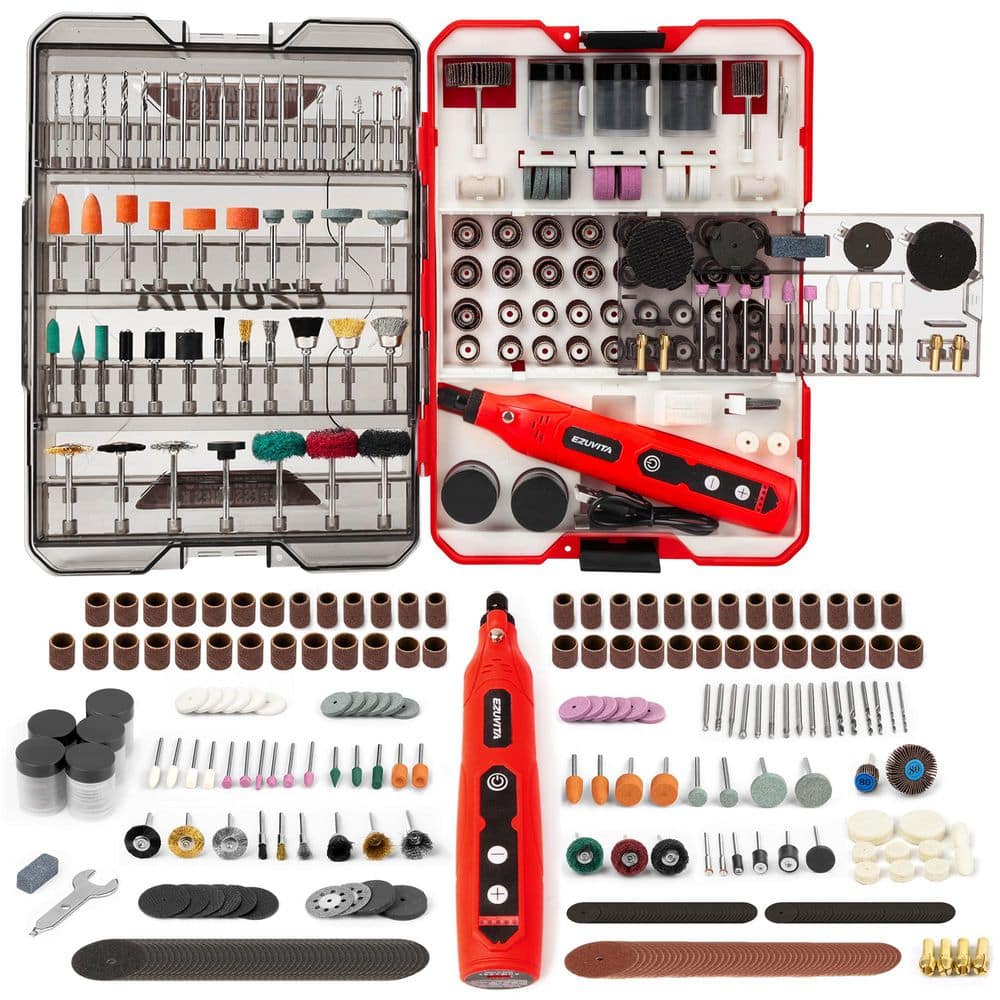Mini Rotary Tool Kit with 446PCS Accessories, 5-Speed Memory Function, Type-C Fast Charging, LED Light, Storage Case price history on PriceWatchPro