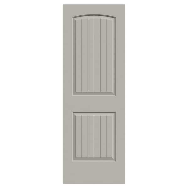 28 in. x 80 in. Santa Fe Vanilla Painted Smooth Molded Composite MDF Interior Door Slab