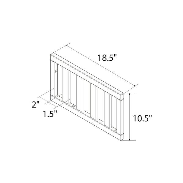 Little Seeds White Universal Toddler Rail DA8029609LS - The Home Depot