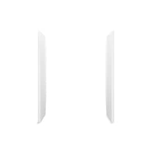 STORE+ 32 in. W x 60 in. H 2-Piece Direct-to-Stud Alcove Tub and Shower End Wall Set in White