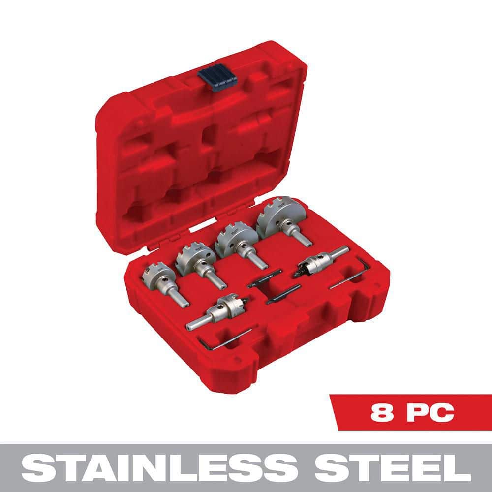 Milwaukee Carbide Hole Cutter Kit (8-Piece) 49-22-8620 - The Home