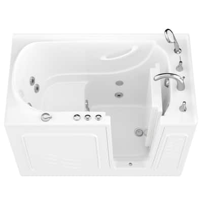 Walk In Tubs Bathtubs The Home Depot, Small Bathtubs For Mobile Homes
