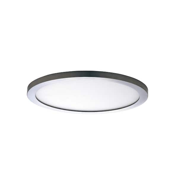 Maxim Lighting Wafer 9 in. RD Integrated LED Surface Flush Mount 3000K