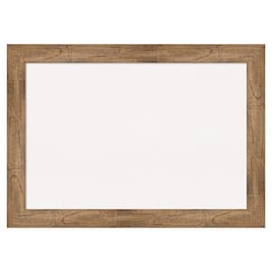 Owl Brown Wood White Corkboard 42 in. x 30 in. Bulletin Board Memo Board