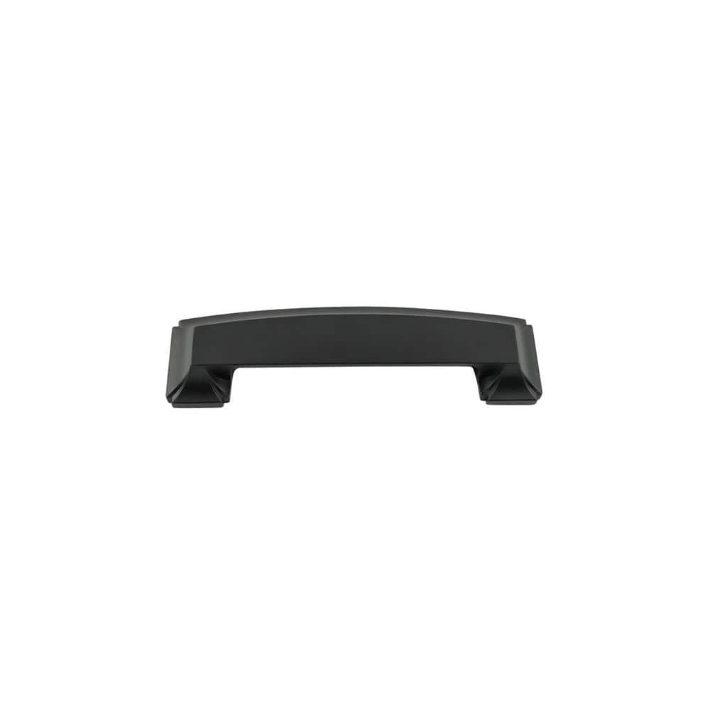 Bridges 3 in., 3-3/4 in.and 5-1/16 in.(76mm, 96mm, 128mm) Center to Center Matte Black Cabinet Cup Pull (5-Pack) price history on PriceWatchPro