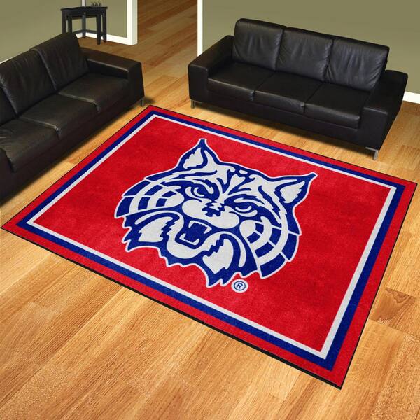 FANMATS Houston Texans Red 8 ft. x 10 ft. Plush Area Rug 36197