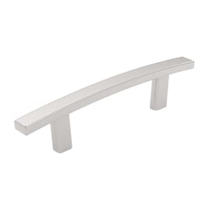 Padova Collection 3 in. (76 mm) Polished Nickel Transitional Rectangular Cabinet Bar Pull