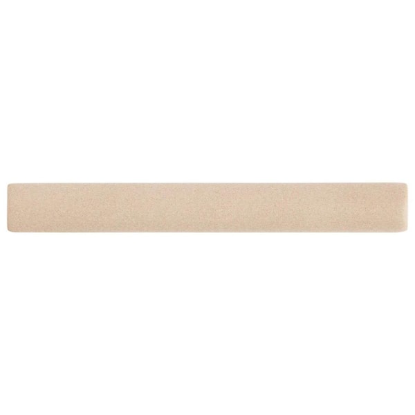 Stacy Garcia Avento Taupe 0.47 in. x 4.64 in. Matte Ceramic Bullnose Wall Tile (0.01 sq. ft. / Each)