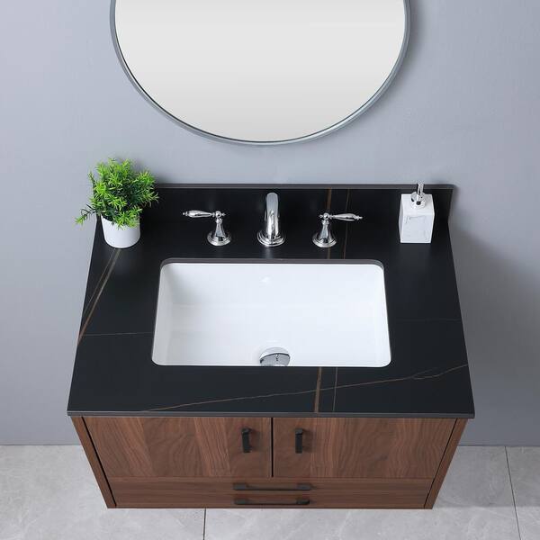 Juliette 37 in. W x 22 in. D Vitreous China Vanity Top in White with Single Faucet Hole Juliette 37 in. W x 22 in. D Vitreous China Vanity Top in White with Single Faucet Hole