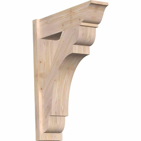 Ekena Millwork 8 in. x 34 in. x 26 in. Olympic Traditional Smooth Douglas Fir Outlooker