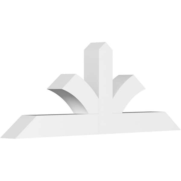 Ekena Millwork Richland 48 in. W x 18 in. H x 4 in. D Signature Polyurethane Bracket