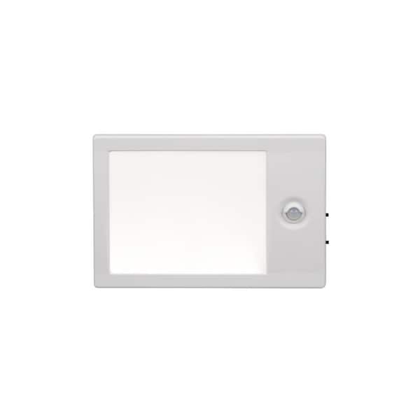 PRIVATE BRAND UNBRANDED 3 in. Round White LED Battery Operated