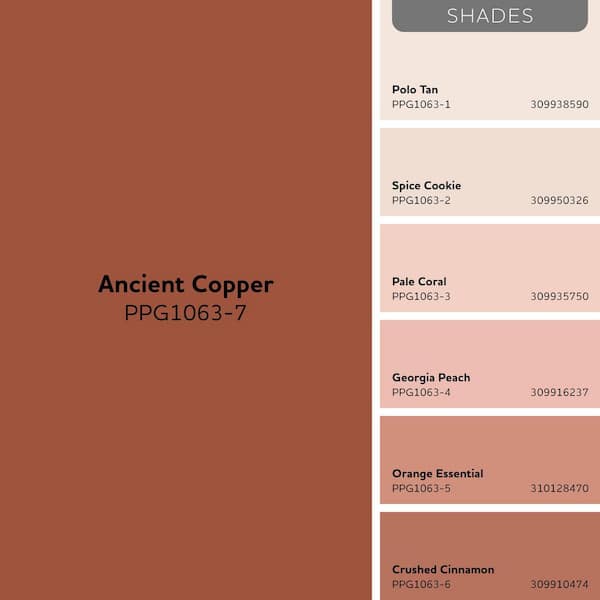 Glidden Premium 1 gal. PPG1063-7 Ancient Copper Semi-Gloss
