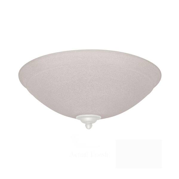 Illumine Zephyr 3-Light Satin White Ceiling Fan Light Kit