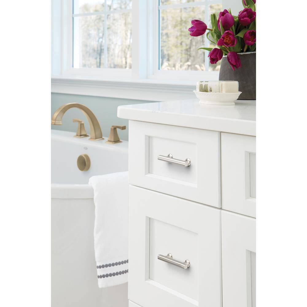 Polished Nickel 3 Inch Modern Cabinet Bar Pull