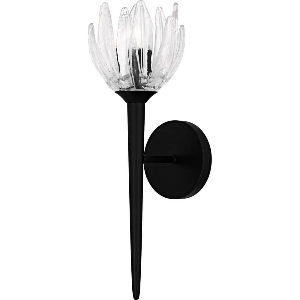 Shea 1-Light Matte Black Wall Sconce price history on PriceWatchPro