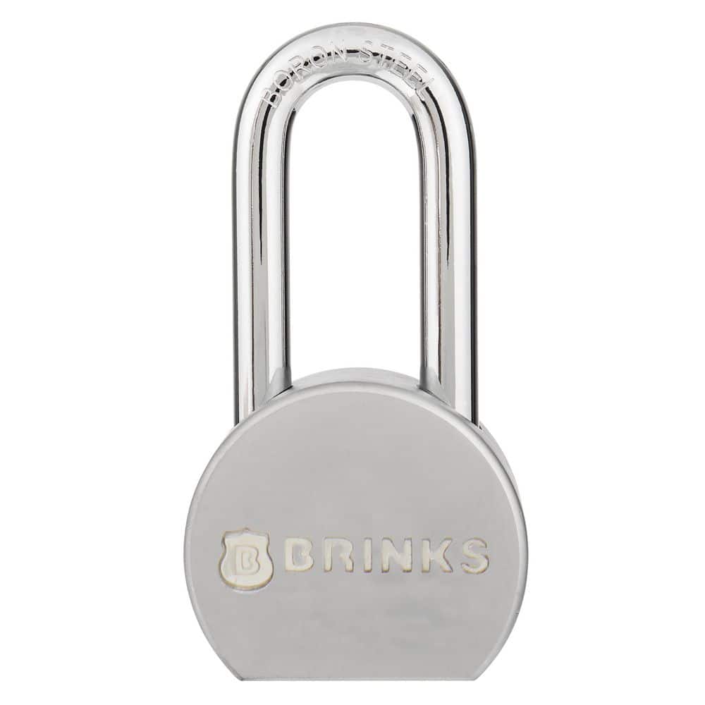 Brinks 63.5 mm Solid Steel Commercial Padlock with Boron Shackle