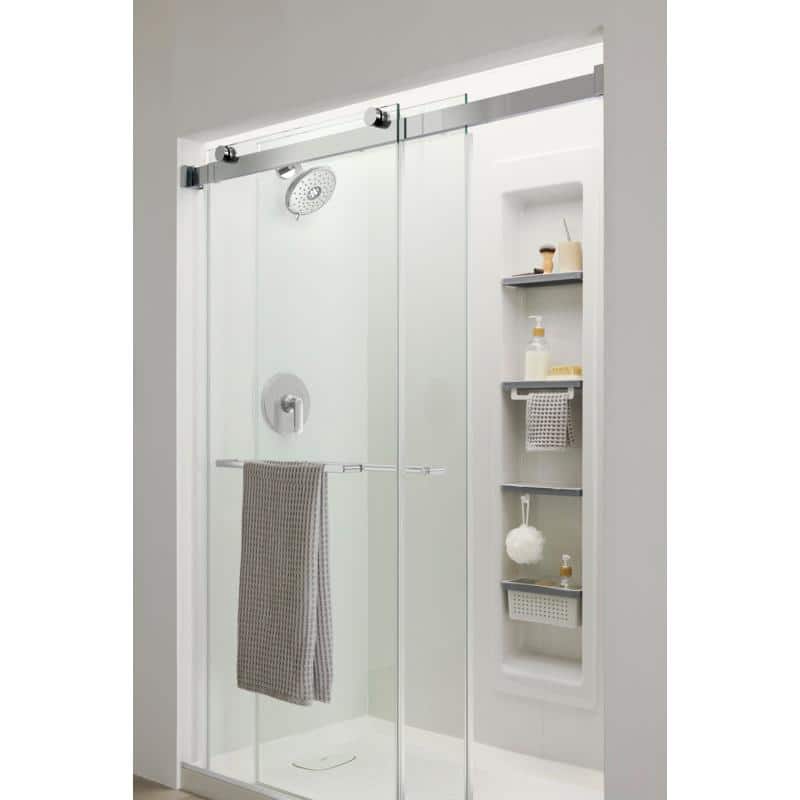 White Rectangular 60'' x 30'' Shower Base with Left Drain
