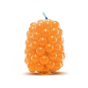 Machrus Upper Bounce Crush Proof Plastic Trampoline Pit Balls in Orange (100Pack)