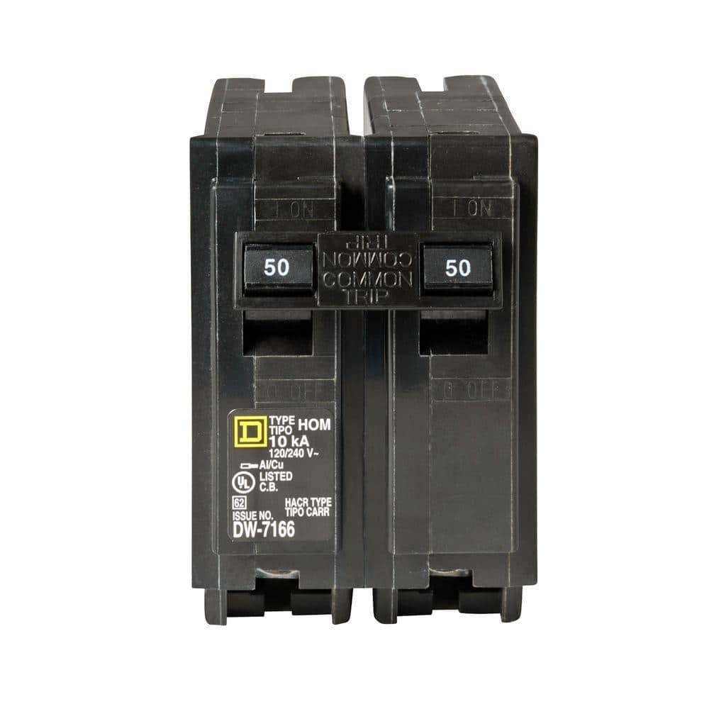 Homeline 50 Amp 2-Pole Circuit Breaker (6-pack) price history on PriceWatchPro