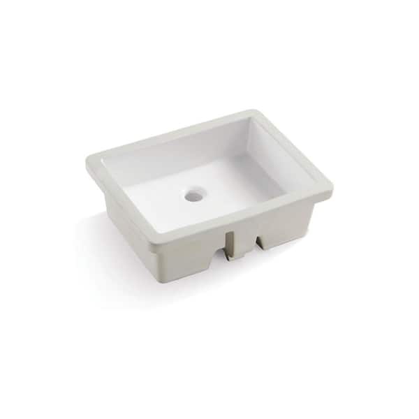 Speakman Westmere 16 in. Undermount Rectangle Bathroom Sink in White