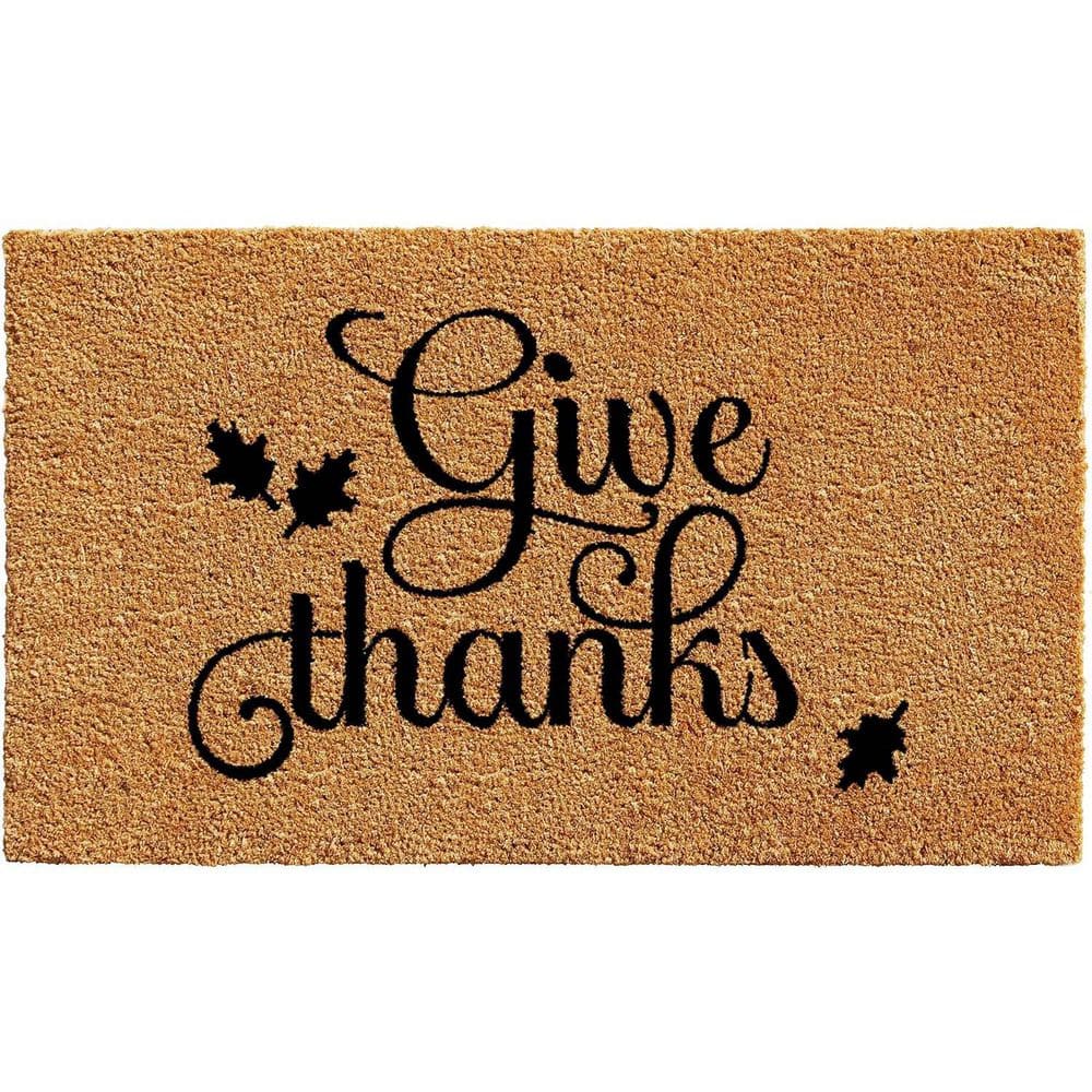 Multi-Colored 29 in. x 17 in. Coir Outdoor Door Mat price history on PriceWatchPro