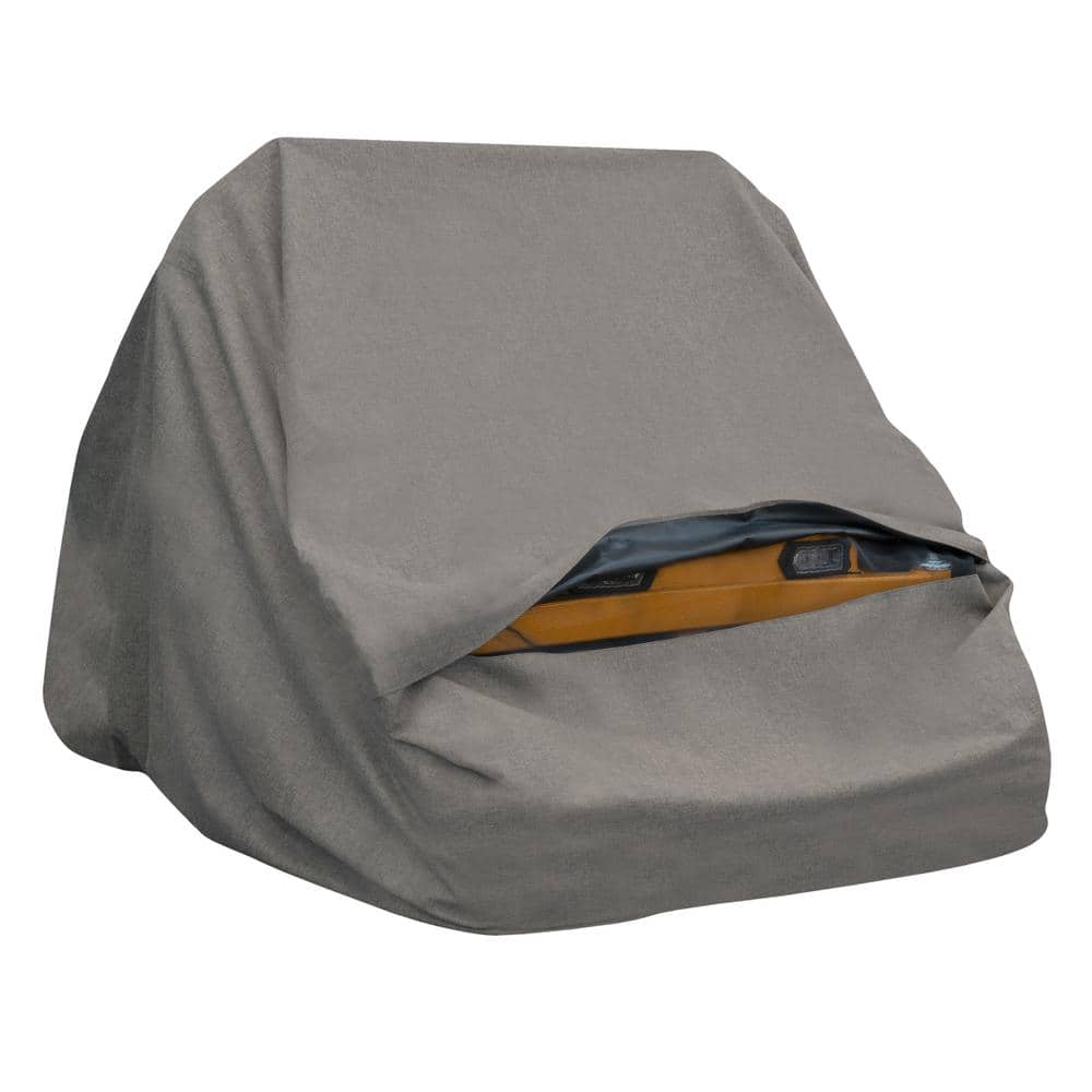 Gray Waterproof Polyester Riding Lawnmower Cover, 82"L x 50"W x 47"H