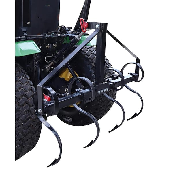 Field Tuff 43 in. Disc Cultivator Garden Bedder and Hiller 4-Piece Shank Attachment