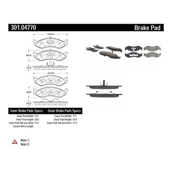 Centric Parts Disc Brake Pad Set