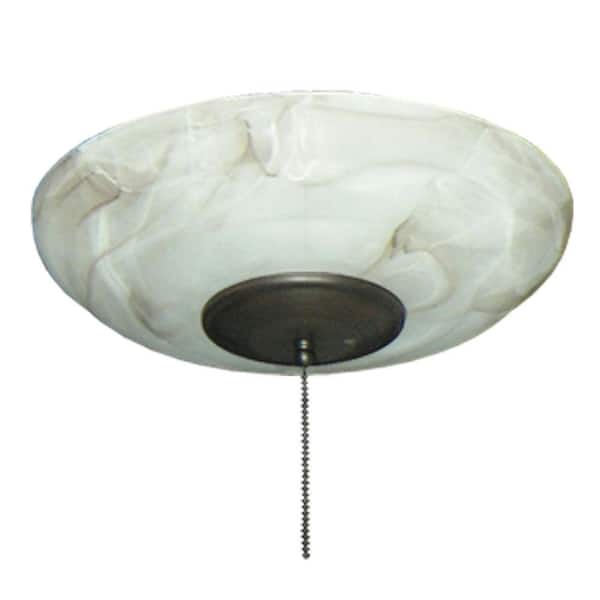 TroposAir 171 Mocha Large Bowl Oil Rubbed Bronze Ceiling Fan Light
