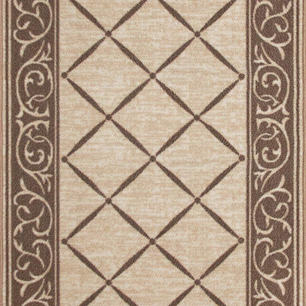 TrafficMaster Horchow Tan 26 in. x Your Choice Length Roll Stair Runner