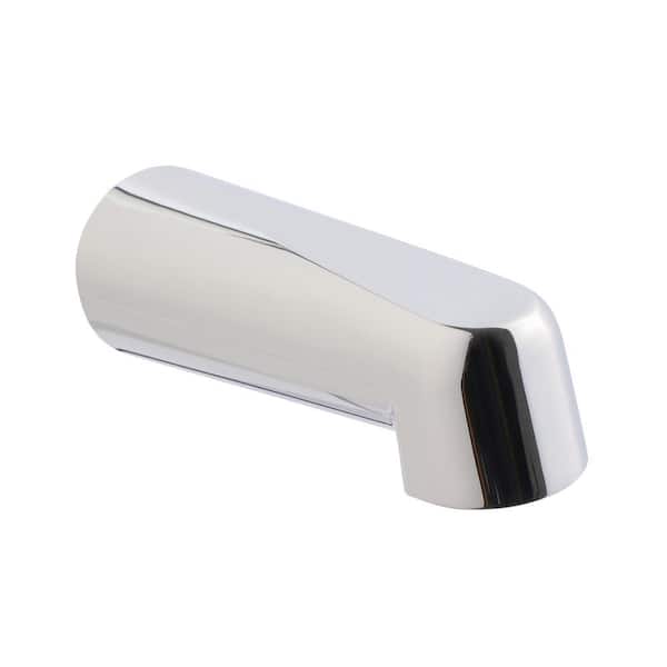 Tub Spout 1/2 in. Slip-on Tub Spout Non Diverter 7 in. Bathtub Faucet Chrome Plated Finish