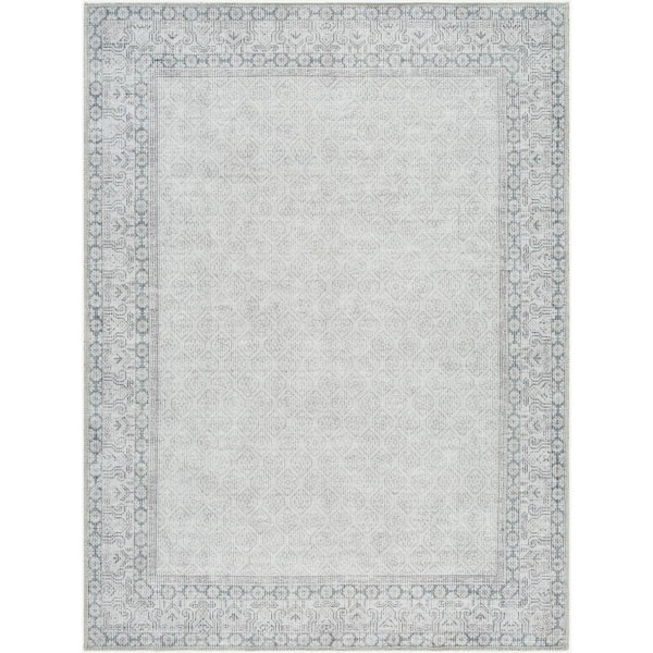 Livabliss x Our PNW Home Rainier Slage/Blue 5 ft. x 7 ft. Cottage Indoor Area Rug
