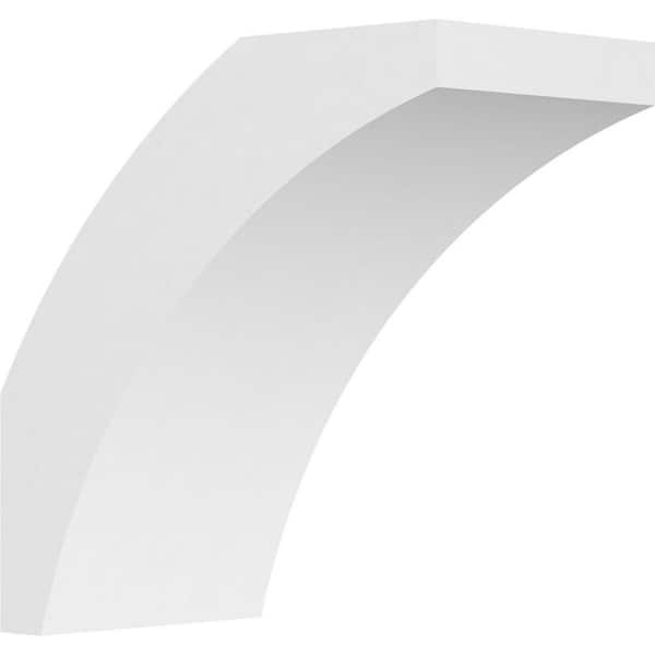 Ekena Millwork 5"W x 10"D x 10"H Standard Thorton Architectural Grade PVC Knee Brace