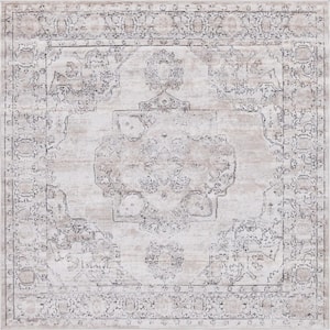 Portland Canby Ivory/Beige 6 ft. x 6 ft. Square Area Rug