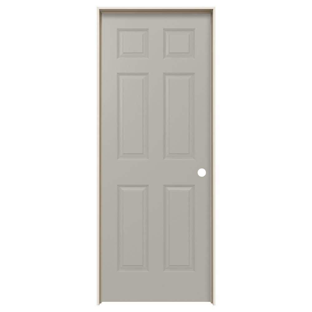 30 in. x 80 in. Colonist Vanilla Painted Left-Hand Smooth Solid Core Molded Composite MDF Single Prehung Interior Door price history on PriceWatchPro