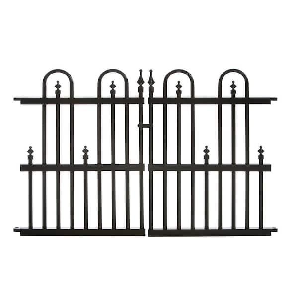 Specrail Roxbury Garden Perimeter 3 ft. W x 2 ft. H Aluminum Garden Gate Fence Gate